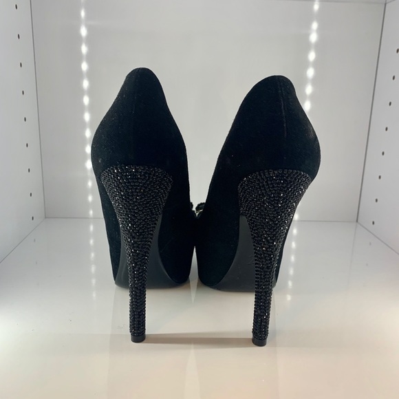 Louis Vuitton Suede Crystal platform heel 37 - Picture 2 of 8